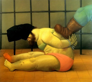 Fernando Botero œuvres - Abou Ghraib 60 Fernando Botero